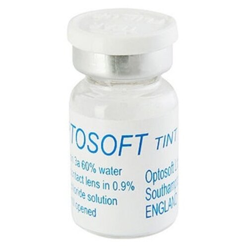 Контактные линзы Optosoft Tint, 1 шт., R 8,6, D -1,5, blue, 1 уп. фотография