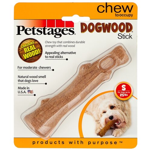 Набор игрушек   для собак  Petstages Dogwood Палочка (217YEX),  бежевый фотография