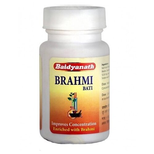 Таблетки Baidyanath Brahmi Bati, 80 г, 80 шт. фотография