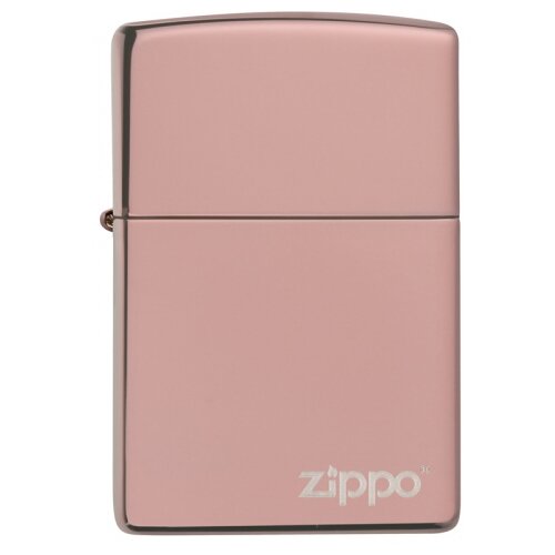 Zippo Classic зажигалка бензиновая High Polish Rose Gold Zippo Logo 56.7 г фотография