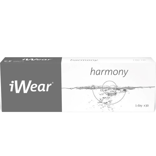 Контактные линзы iWear Harmony, 30 шт., R 8,4, D -5,75 фотография