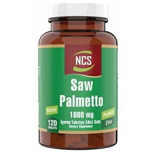 Экстракт карликовой пальмы(сереноя) NCS Saw Palmetto 1000 mg 120 таблеток. фотография