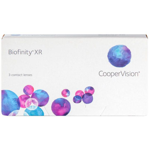 Контактные линзы CooperVision Biofinity XR, 3 шт., R 8,6, D -17,5, прозрачный, 1 уп. фотография