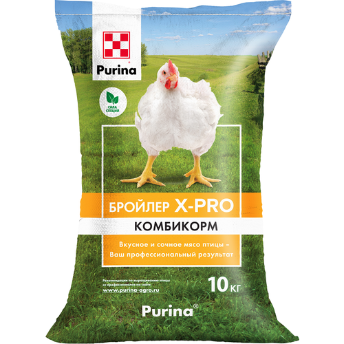 Комбикорм бройлер Гроуэр Purina® X-PRO 10кг. фотография