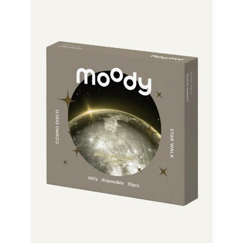 Контактные линзы Moody Cosmo Disco, 10 шт., R 8,5, D -5, star walk, 1 уп. фотография