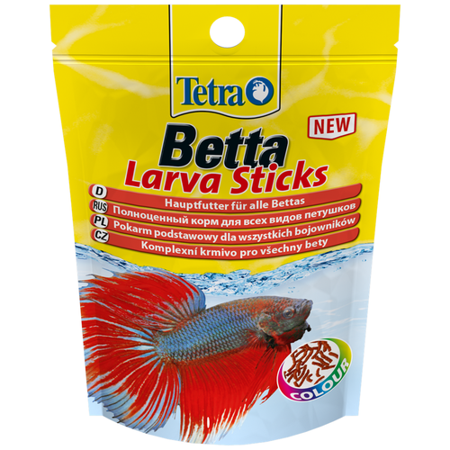 Сухой корм  для  рыб, ракообразных Tetra Betta LarvaSticks, 100 мл, 5 г фотография