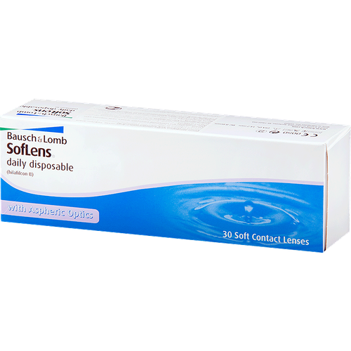 Контактные линзы Bausch & Lomb Soflens Daily Disposable, 30 шт., R 8,6, D -4,5 фотография