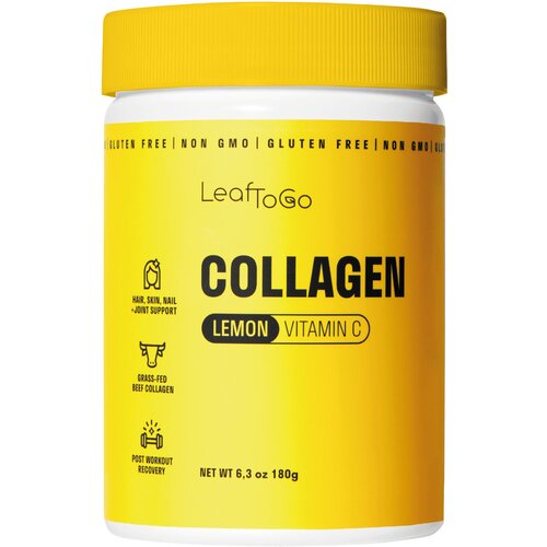 LeafToGo Collagen + Vitamin C пор., 180 г, лимон фотография