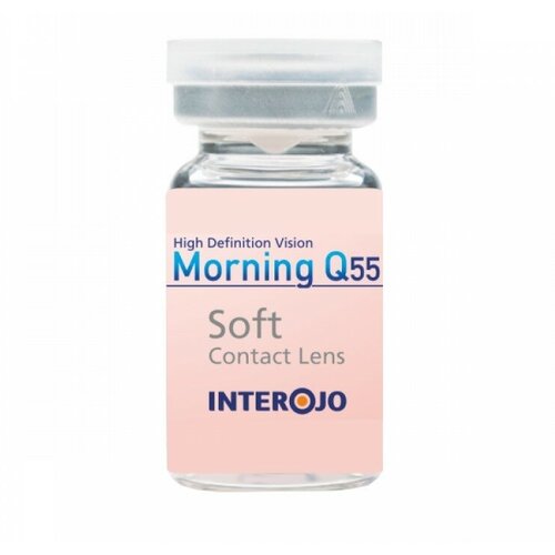 Контактные линзы Interojo Morning Q55 vial, 1 шт., R 8,6, D -5,5 фотография