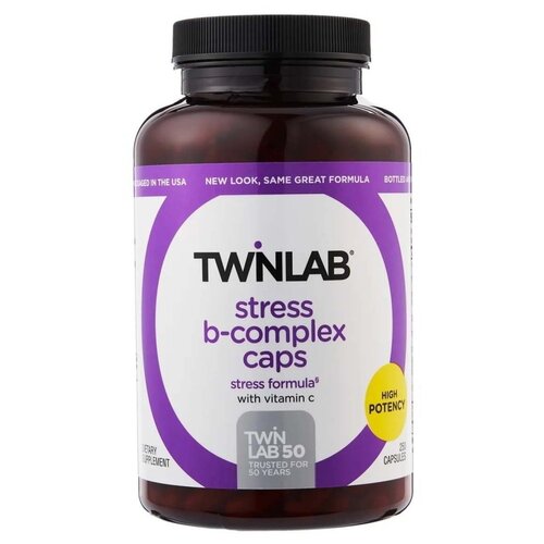 Twinlab Stress B-Complex капс., 310 г, 250 шт. фотография