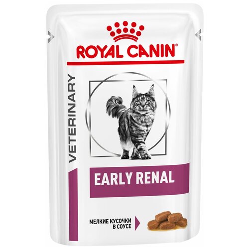 корм для кошек Royal Canin при проблемах с почками 12 шт. х 85 г (кусочки в соусе) фотография