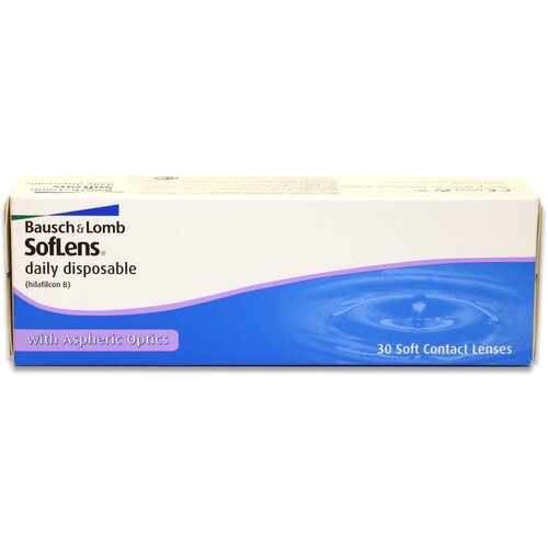 Контактные линзы Bausch & Lomb Soflens Daily Disposable, 30 шт., R 8,6, D -2,75 фотография