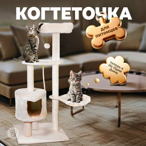 Дом-когтеточка, комплекс для кошек, 