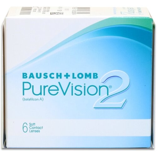 Контактные линзы Bausch & Lomb PureVision 2 HD., 6 шт., R 8,6, D +3 фотография