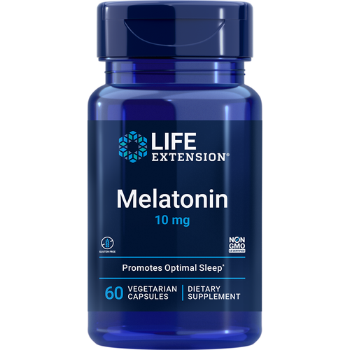 Капсулы Life Extension Melatonin, 100 г, 10 мг, 60 шт. фотография