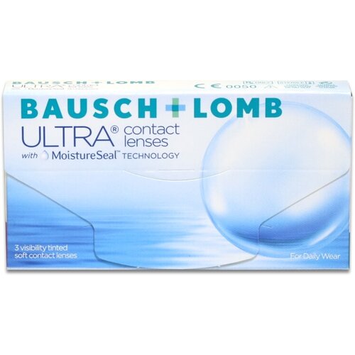 Контактные линзы Bausch & Lomb Ultra, 3 шт., R 8,5, D -1,5 фотография