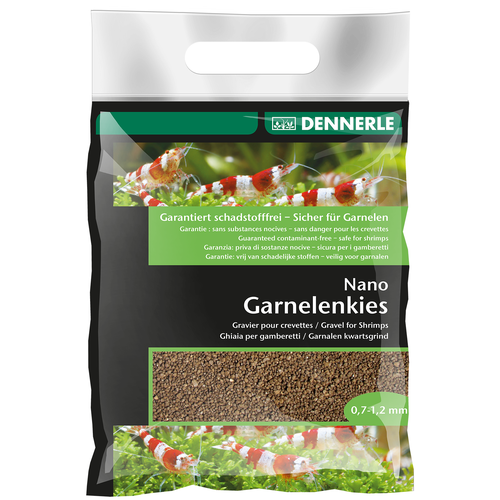 Грунт Dennerle Nano Garnelenkies (Nano Shrimps Gravel Bed), 0.7-1.2 мм, 2 кг фотография