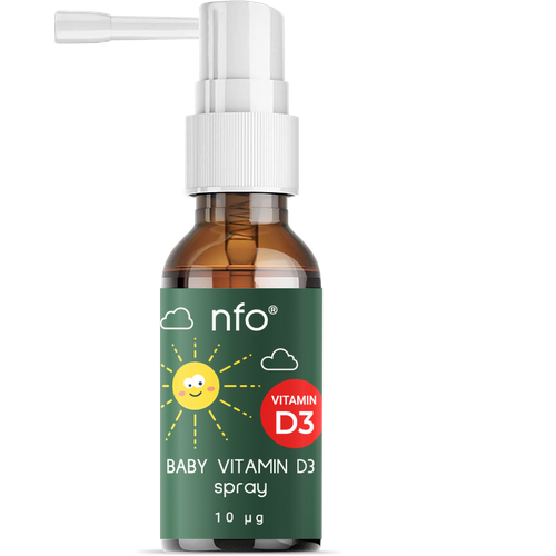 NFO Baby Vitamin D3 Spray фл., 10 мкг, 20 мл, 70 г фотография