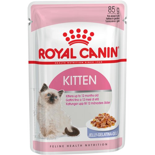 Влажный корм в желе Royal Canin Kitten Jelly (Киттен Желе) для котят до 12 месяцев, 24*0,085 г фотография