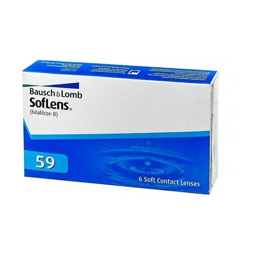 Контактные линзы Bausch & Lomb SofLens 59, 6 шт., R 8,6, D -1,75 фотография