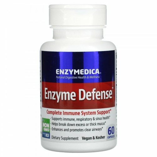 фотография Капсулы Enzymedica Enzyme Defense, 100 г, 60 шт., купить за 4760 р