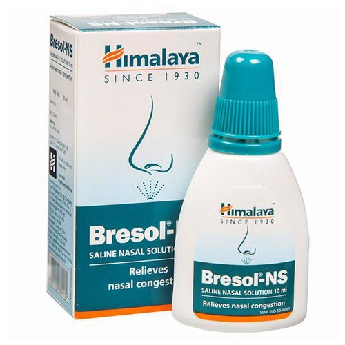 Капли Himalaya Herbals Bresol-NS, 10 г, 10 мл фотография