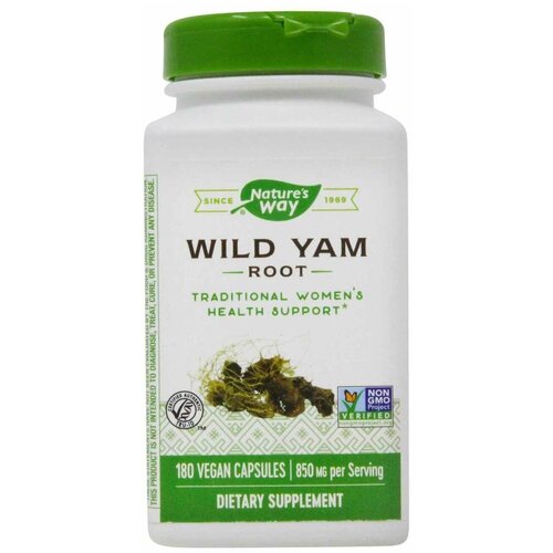 БАД Nature's Way Wild Yam Root капс., 180 шт. фотография