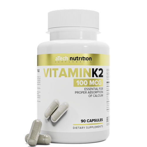 фотография Vitamin K2, 100 мкг, 0.45 г, 90 шт., купить за 523 р