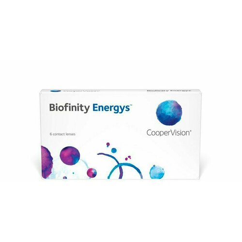 Контактные линзы CooperVision Biofinity Energys, 3 шт., R 8,6, D -3, прозрачный, 1 уп. фотография