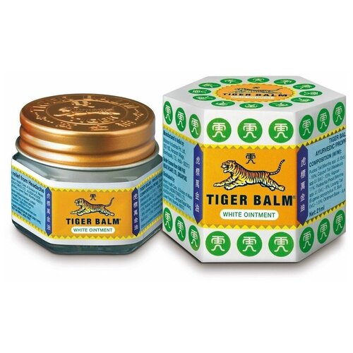 Бальзам Tiger Balm тигровый белый, 21 г, 21 мл фотография