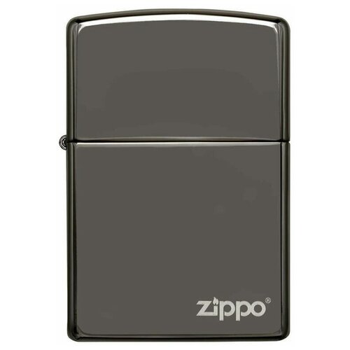 Zippo Classic зажигалка бензиновая Black Ice 150ZL 56.7 г фотография