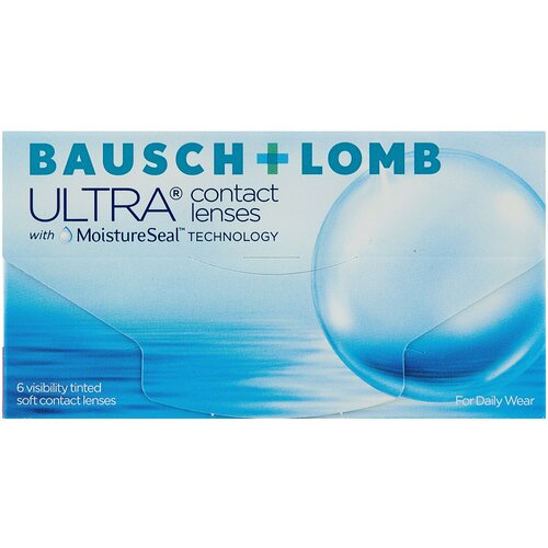 Контактные линзы Bausch & Lomb Ultra, 6 шт., R 8,5, D -1, 1 уп. фотография