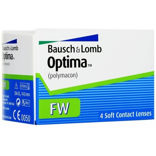 Контактные линзы Bausch & Lomb Optima FW, 4 шт., R 8,7, D -9 фотография