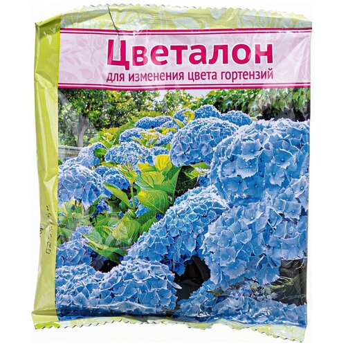 Удобрение Ваше хозяйство Цветалон для изменения цвета гортензий, 100 г, 2 уп. фотография