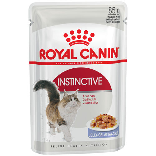 Влажный корм для кошек Royal Canin Instinctive 8 шт. х 85 г (кусочки в желе) фотография