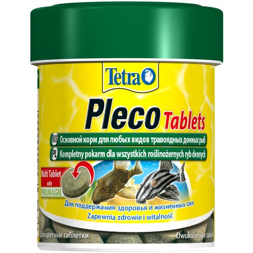 Сухой корм  для  рыб, рептилий, ракообразных Tetra Pleco Tablets, 66 мл, 36 г120 шт. в уп. фотография