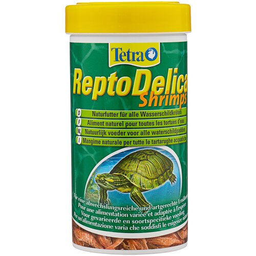 Сухой корм  для  рептилий, ракообразных Tetra ReptoDelica Shrimps, 250 мл, 50 г6 шт. в уп. фотография