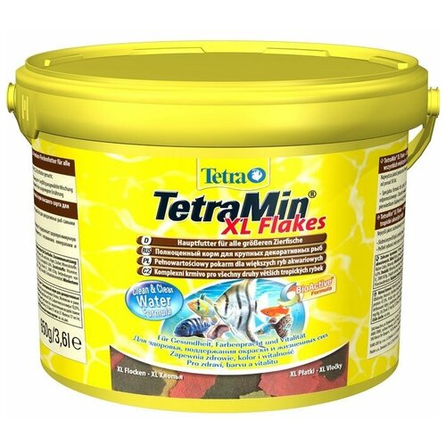 Сухой корм  для  рыб, ракообразных Tetra TetraMin XL Flakes, 3.6 л, 850 г фотография