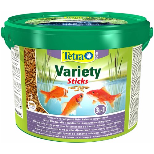 Сухой корм  для  рыб Tetra Pond Variety Sticks, 10 л, 1.65 кг фотография