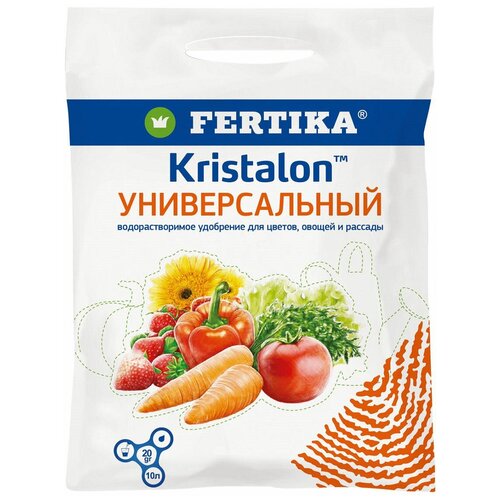 фотография Удобрение FERTIKA Kristalon Универсальный, 37.5 л, 20 г, 1 уп., купить за 215 р