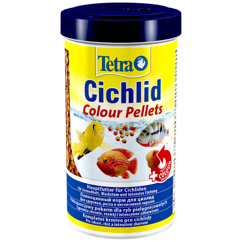 Сухой корм  для  рыб Tetra Cichlid Colour Pellets, 500 мл, 165 г фотография