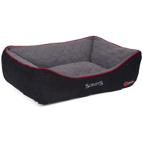 Лежак для собак и кошек Scruffs Thermal Box Bed 50х40х15 см 50 см 40 см черный 15 см фотография