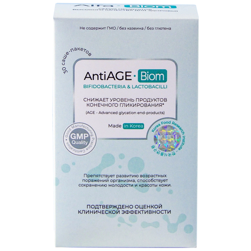 AntiAGE-Biom пор. саше, 1.5 г, 30 шт., нейтральный, 1 уп. фотография