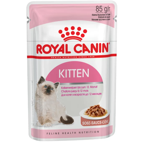 фотография ROYAL CANIN Kitten Пауч д/котят в соусе, 85г, купить за 89 р