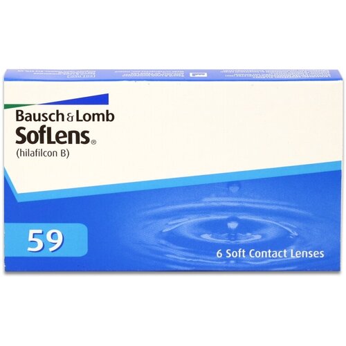 Контактные линзы Bausch & Lomb SofLens 59, 6 шт., R 8,6, D +6 фотография