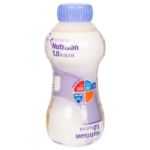 Nutrison (Nutricia) Стандарт (бутылка), готовое к употреблению, 500 мл, 566 г, нейтральный фотография