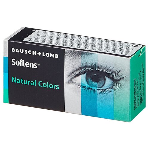 Контактные линзы Bausch & Lomb SofLens Natural Colors, 2 шт., R 8,7, D -1, amazon фотография