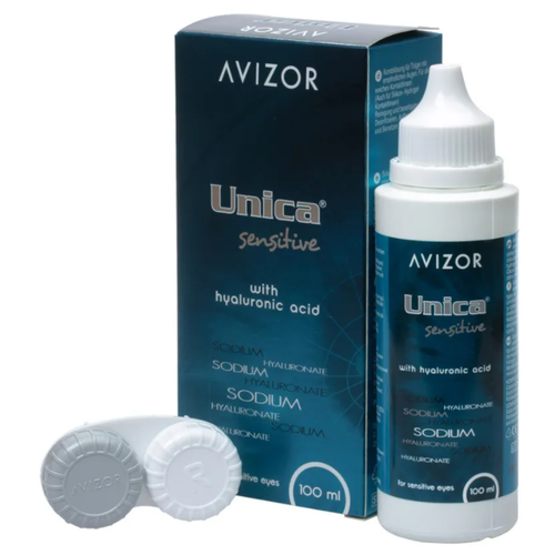 Раствор AVIZOR Unica Sensitive, с контейнером, 100 мл, 1 шт. фотография