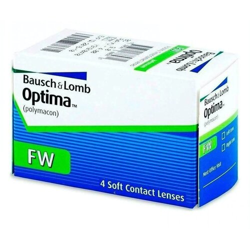 Контактные линзы Bausch & Lomb Optima FW, 4 шт., R 8,7, D -5,75 фотография