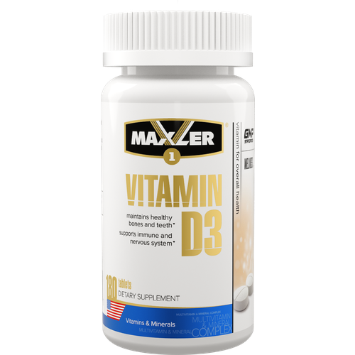 Maxler Vitamin D3 таб., 140 г, 180 шт. фотография